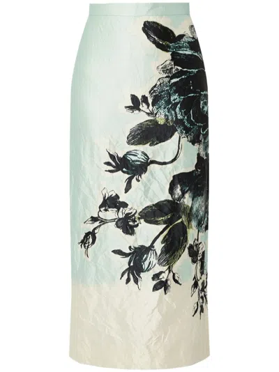 ERDEM PENCIL MIDI SKIRT