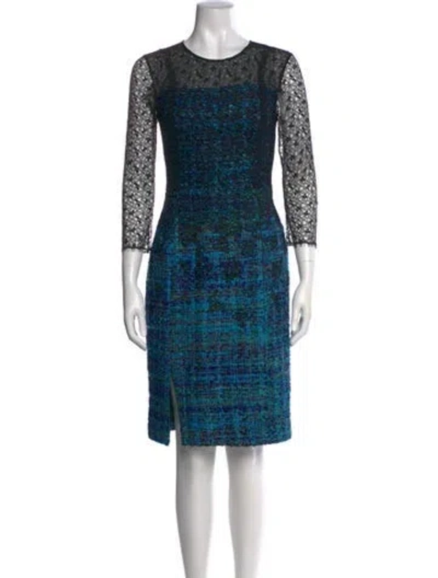 Pre-owned Erdem Printed Knee-length Dress In Multi