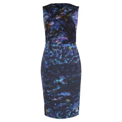 Erdem Printed Midi Dress In Multicolor Cotton