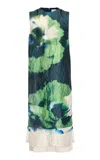 Erdem Printed Midi Dress In Multi
