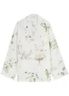 Erdem Printed Silk Pyjama Shirt