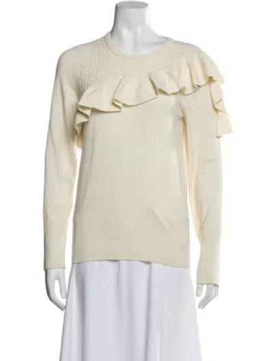 Pre-owned Erdem Scoop Neck Sweater In Neutral