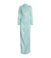Erdem Vine Sequin-embellished Gown In Blue