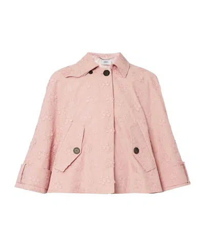 Erdem Short Casual Jacket In Pink