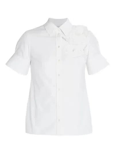 Erdem Short-sleeved Shirt In White
