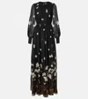 Erdem Silk Gown In Black