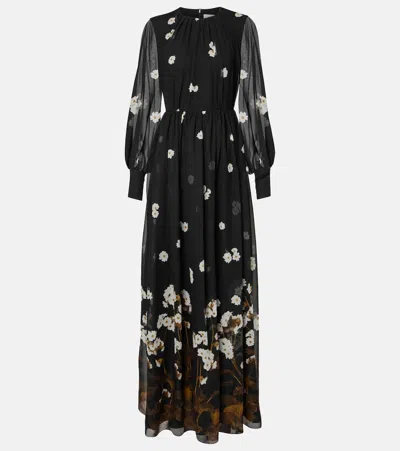 Erdem Silk Gown In Black