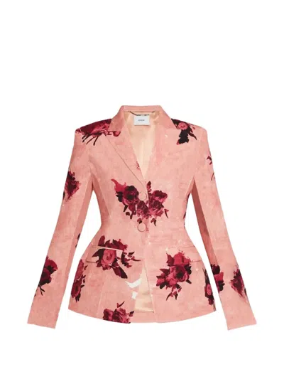 Erdem Single-breasted Blazer In Pink