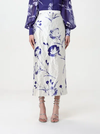 ERDEM SKIRT ERDEM WOMAN COLOR CREAM,427992078