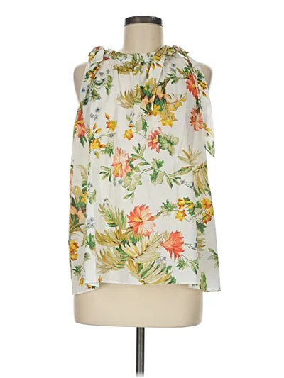 Pre-owned Erdem Sleeveless Blouse In Ivory