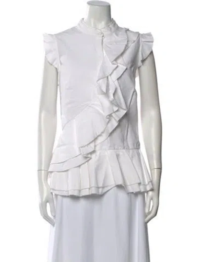 Pre-owned Erdem Sleeveless Blouse In Neutral