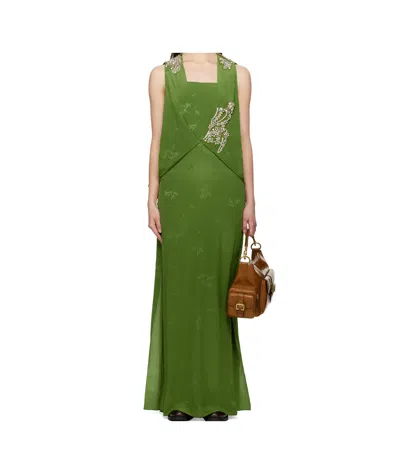 Erdem Sleeveless Draped Dress