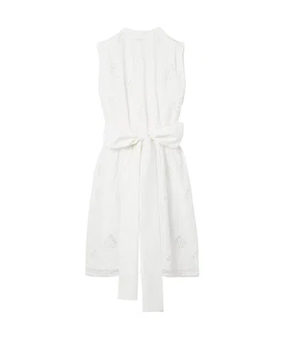 Erdem Sleeveless Dress In White