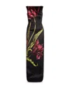 Erdem Floral-print Maxi Dress In Black