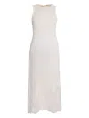 Erdem Open Knit Sleeveless Midi Dress