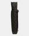 ERDEM SLEEVELESS PENCIL EMBROIDERED GOWN