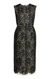 Erdem Sleeveless Pencil Midi Dress In Black