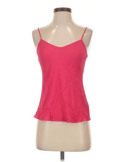 Pre-owned Erdem Sleeveless Top Pink Sweetheart Neckline Tops