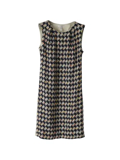 Pre-owned Erdem Sleeveless Tweed Dress In Black