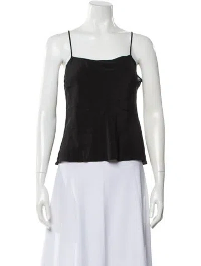 Pre-owned Erdem Square Neckline Sleeveless Top In White