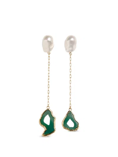 Erdem Stone-drop Earrings In Multi