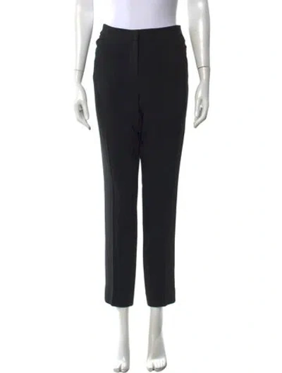 Pre-owned Erdem Straight Leg Pants In Black