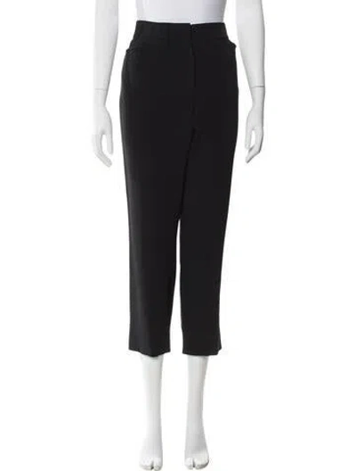 Pre-owned Erdem Straight Leg Pants In Black