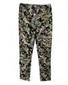 Erdem Straight Leg Trousers In Floral Viscose In Multi
