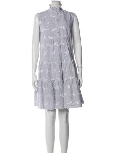 Pre-owned Erdem Striped Knee-length Dress In Multi