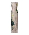 Erdem Textured Satin Dress In Nude