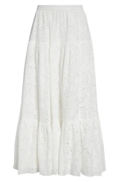 Erdem Tiered Full Volume Lace Skirt