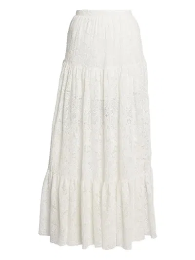 ERDEM TIERED MIDI SKIRT