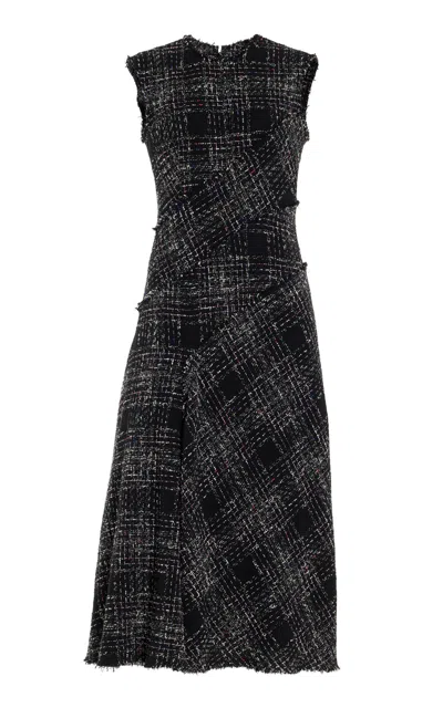 ERDEM TWEED MIDI DRESS