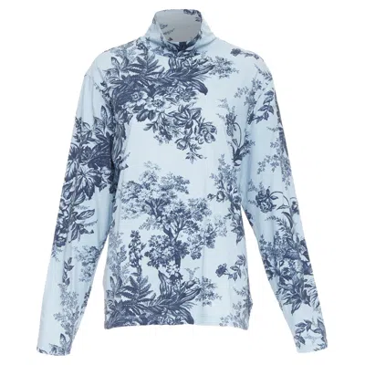 Erdem Victor Cotton Pembridge Turtleneck Tshirt In Black