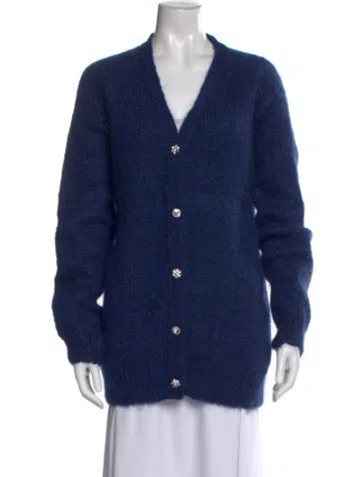 Pre-owned Erdem V-neck Sweater In Blue