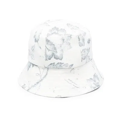 Erdem White Blue Hats