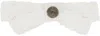 Erdem White Bow Hair Barrette In Ivory