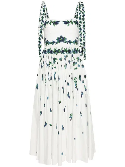 ERDEM FLORAL PRINT COTTON DRESS - WOMEN'S - COTTON