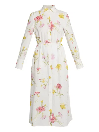 Erdem White Linen Dress