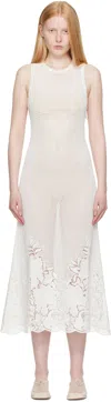 Erdem Open Knit Sleeveless Midi Dress