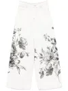 Erdem Wide-leg Jeans In Neutrals