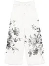 Erdem Wide-leg Jeans In White