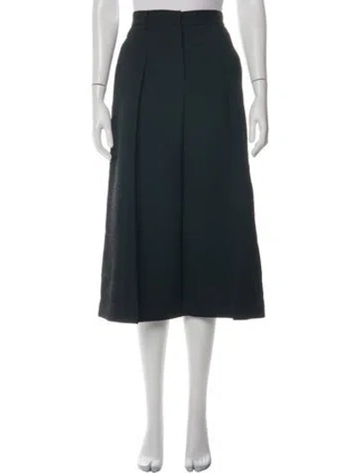 Pre-owned Erdem Wide Leg Pants In Black