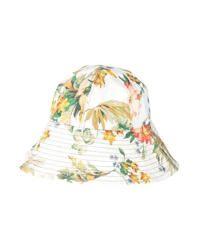 Erdem Woman Hat Ivory Size Xs/s Cotton In White