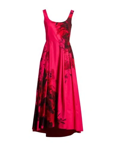 Erdem Woman Maxi Dress Fuchsia Size 4 Cotton In Multi