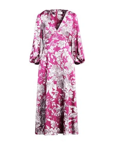 Erdem Woman Maxi Dress Mauve Size 6 Polyester, Elastane In Purple