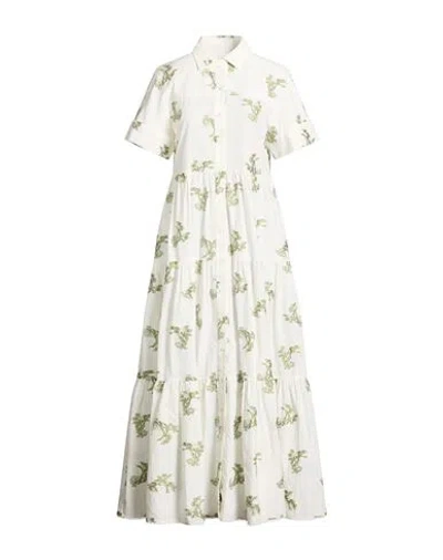 Erdem Woman Maxi Dress White Size 8 Cotton, Polyester