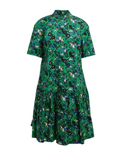 Erdem Woman Mini Dress Green Size 4 Cotton