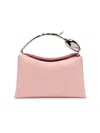 Erdem Bloom Medium Leather Shoulder Bag In Pink