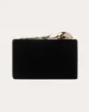 Erdem Women's Bloom Velvet Clutch In Black